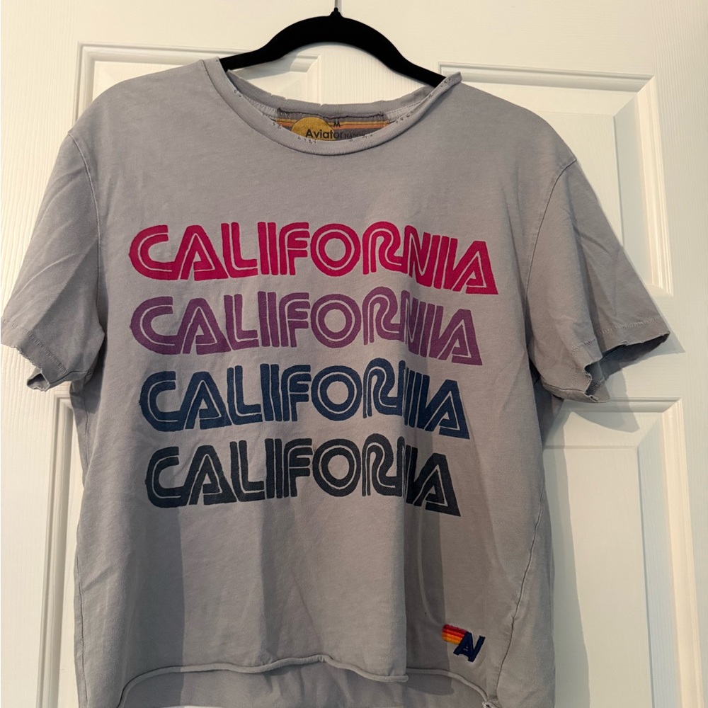 Aviator Nation Gray T-Shirt